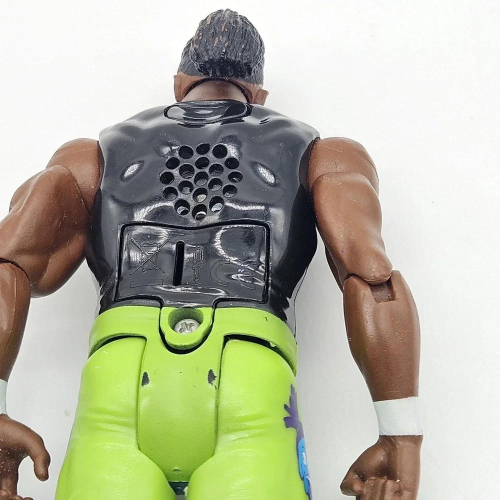Mattel WWE Kofi Kingston Tough Talkers Action Figure New Day Booty-O's 6